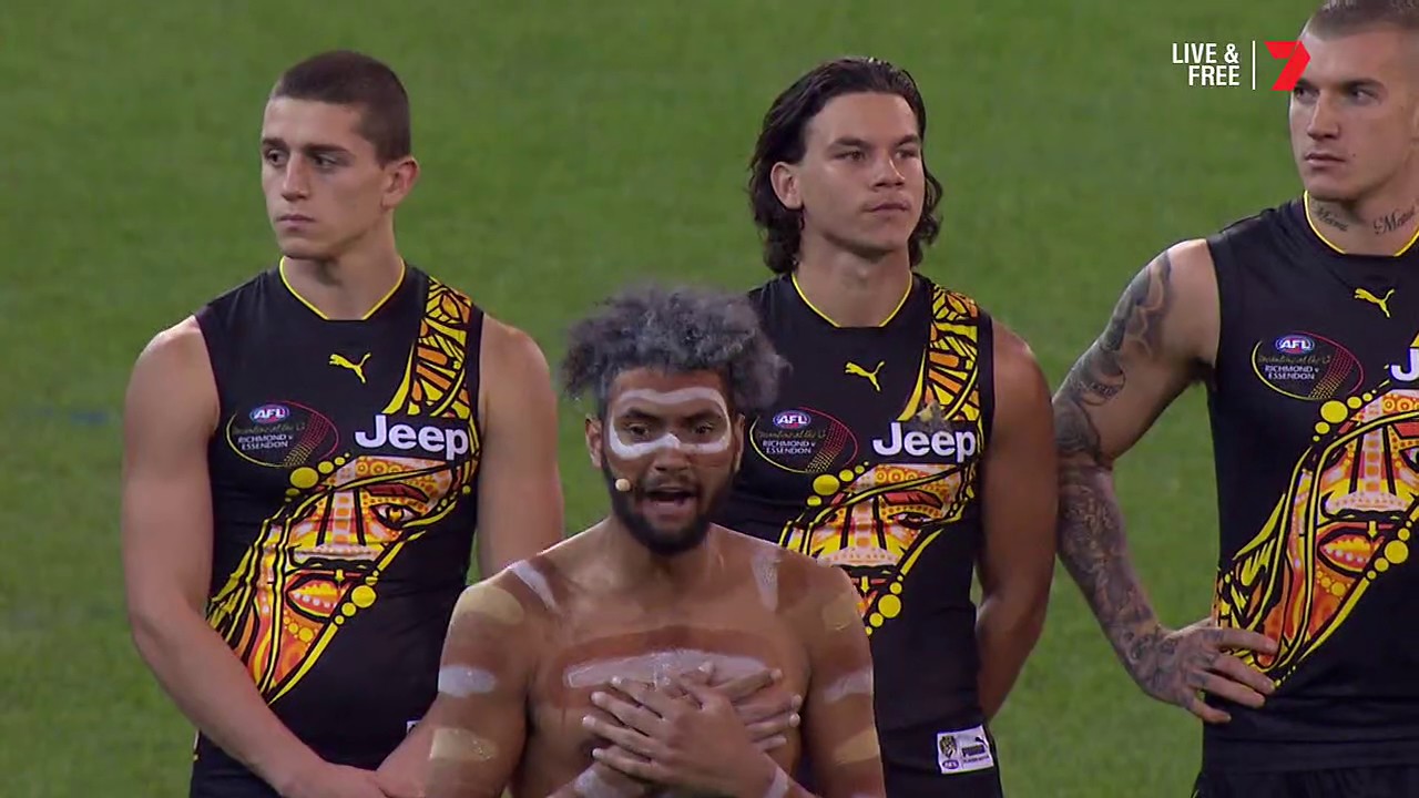Dreamtime ceremony fires up the 'G - AFL