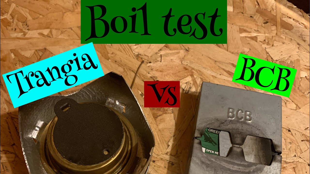 Boil test, Trangia vs the BCB fire Dragon.