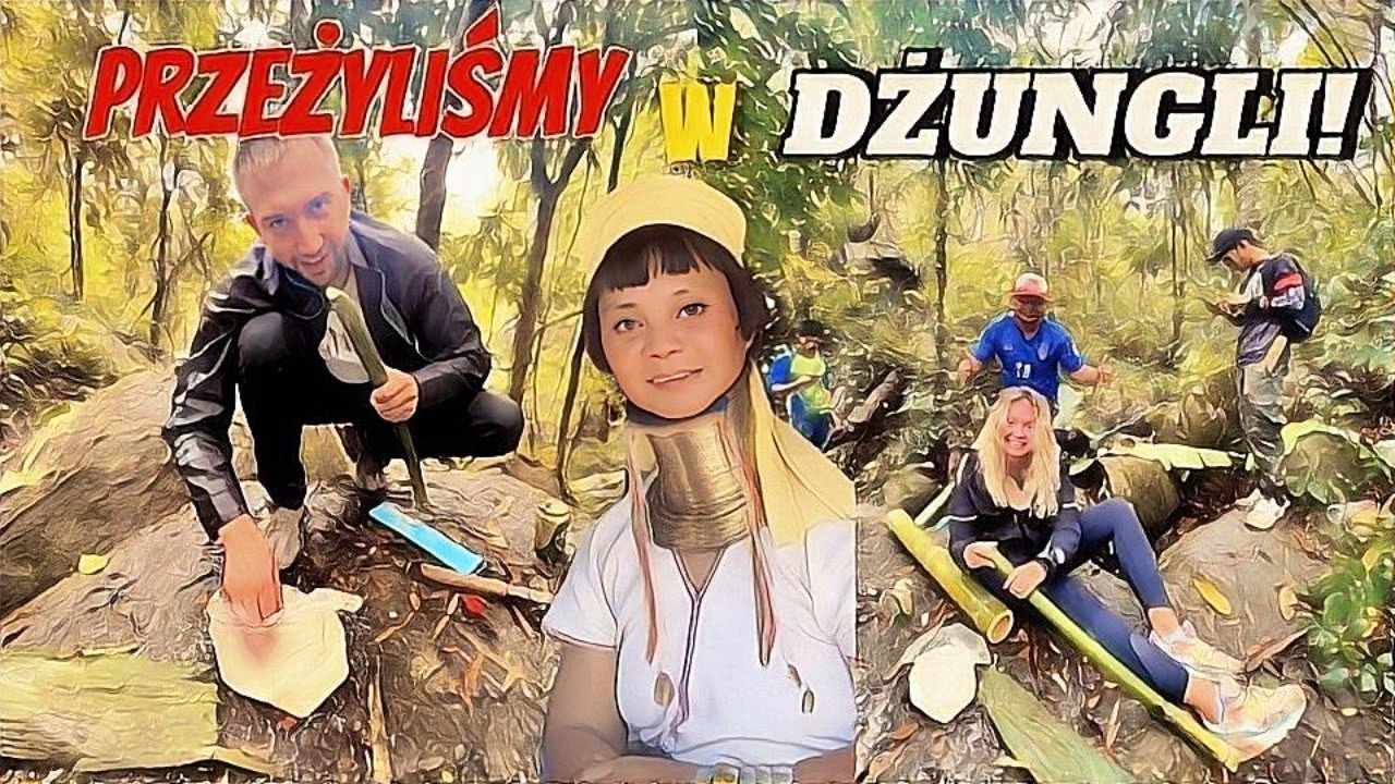 Plemię długich szyi Karen w Tajlandii i survival w DŻUNGLI!