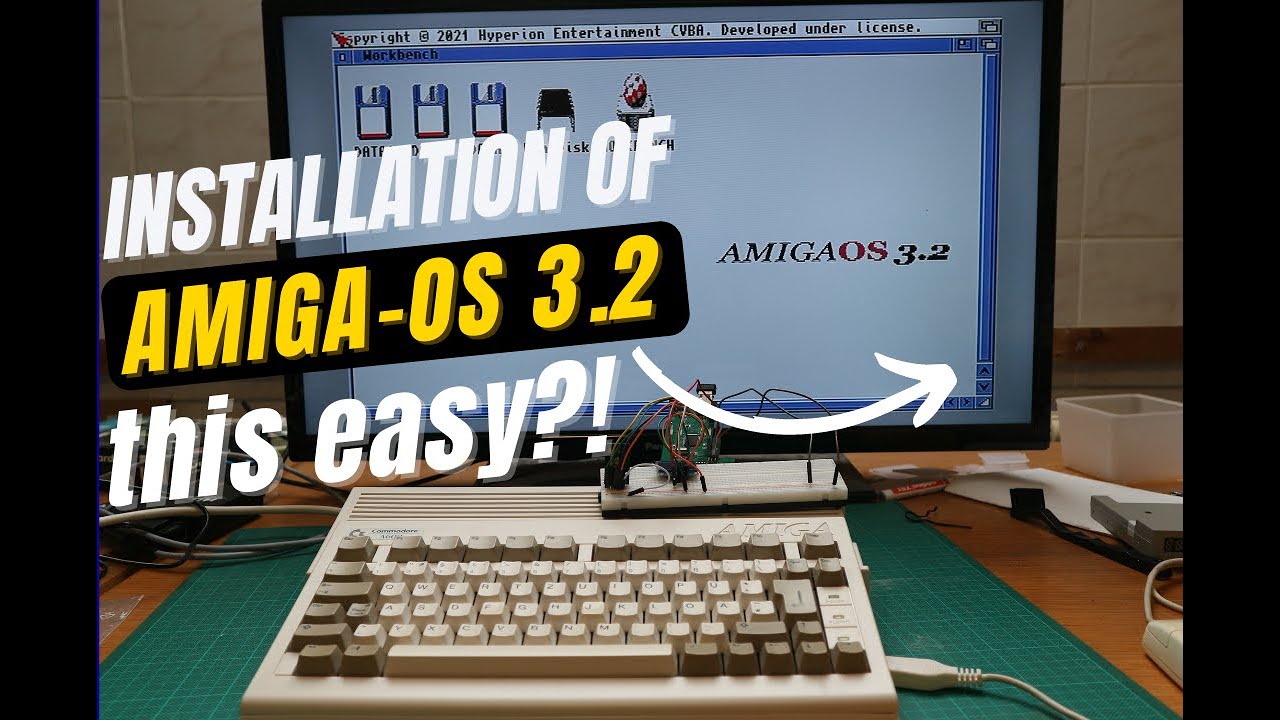 How to install AmigaOS 3.2 on an Amiga 600, the easy way.