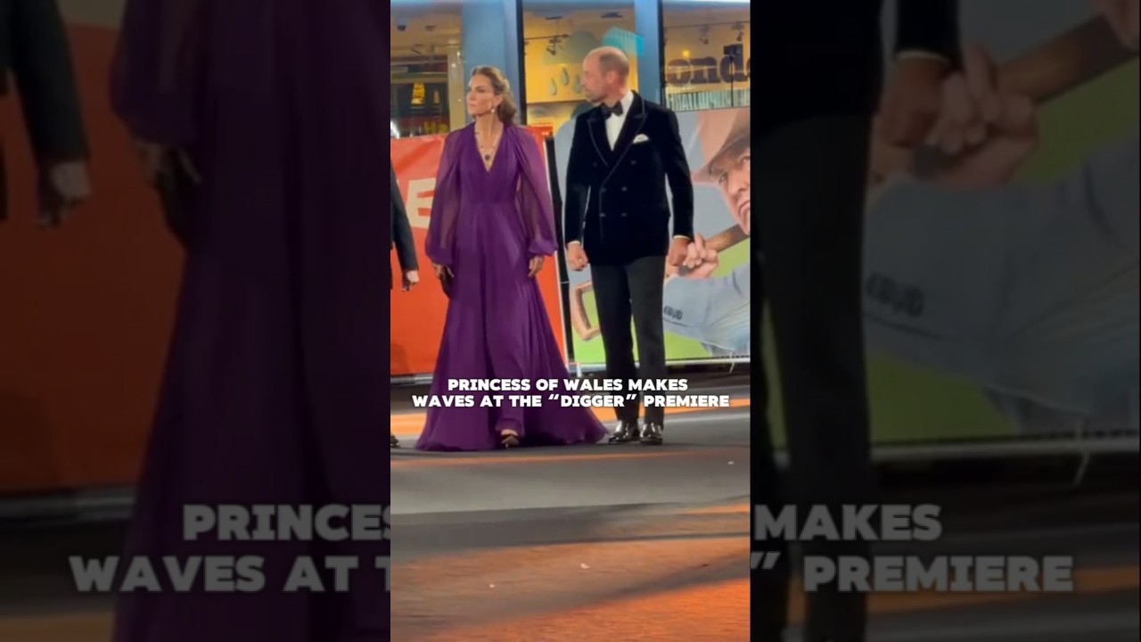 Princess of Wales Makes Waves at the &ldquo;Digger&rdquo; Premiere #royalfamily #news #princesscatherine #digger