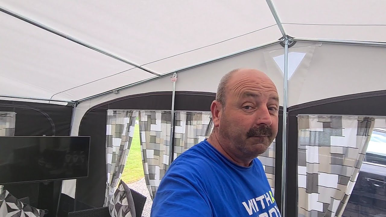 Trying to stop the wind getting in the Awning is a nightmare
