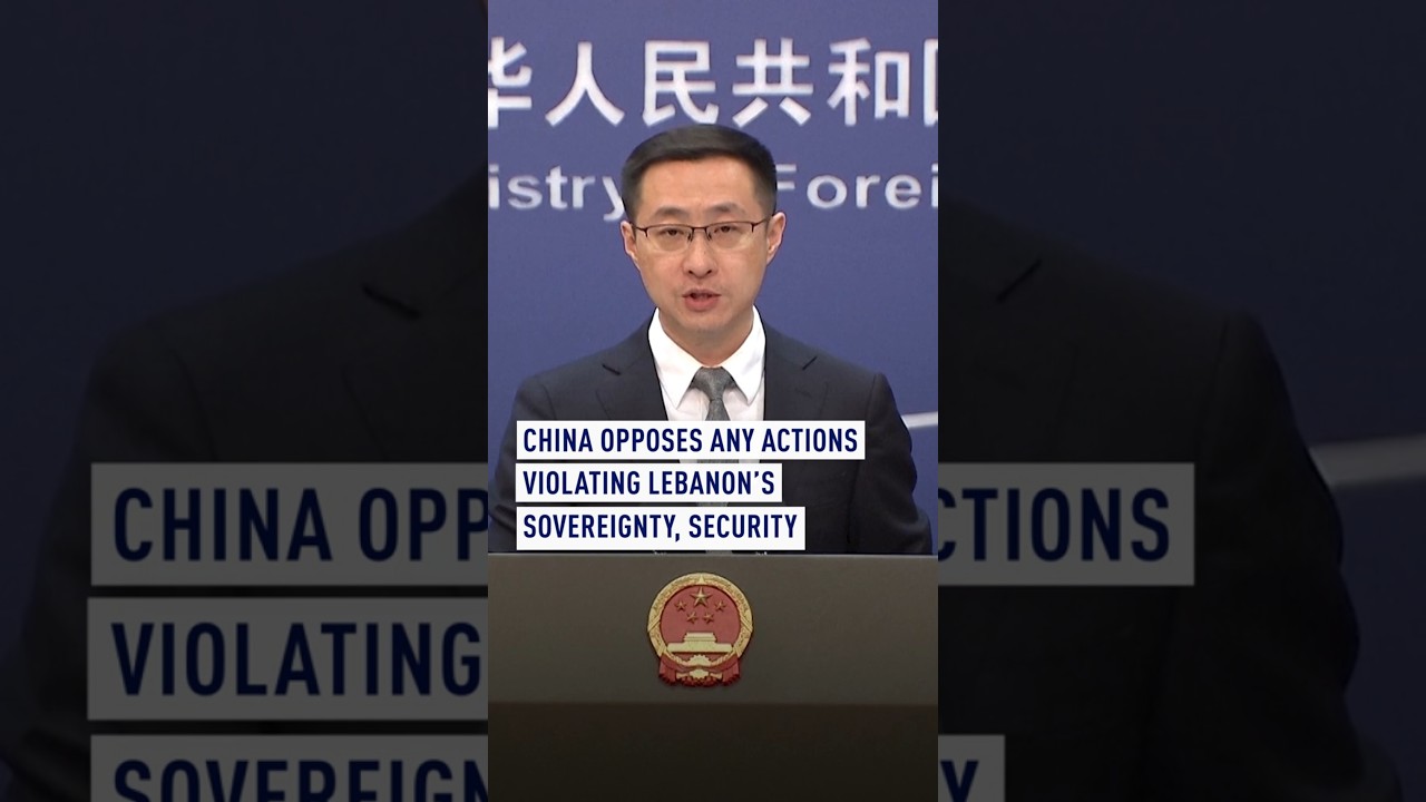 China opposes any actions violating Lebanon's sovereignty, security