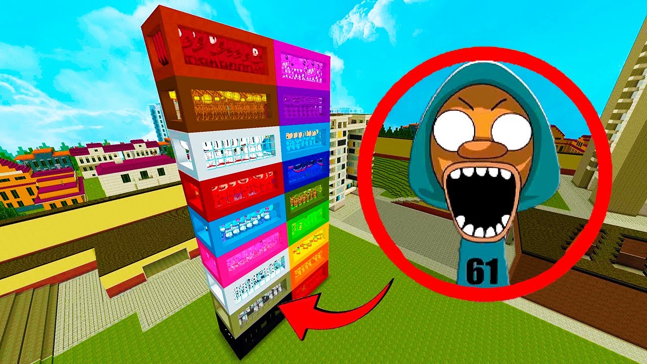 New Sprunki OC 61 Added in Colored Boxes in Minecraft Pe!