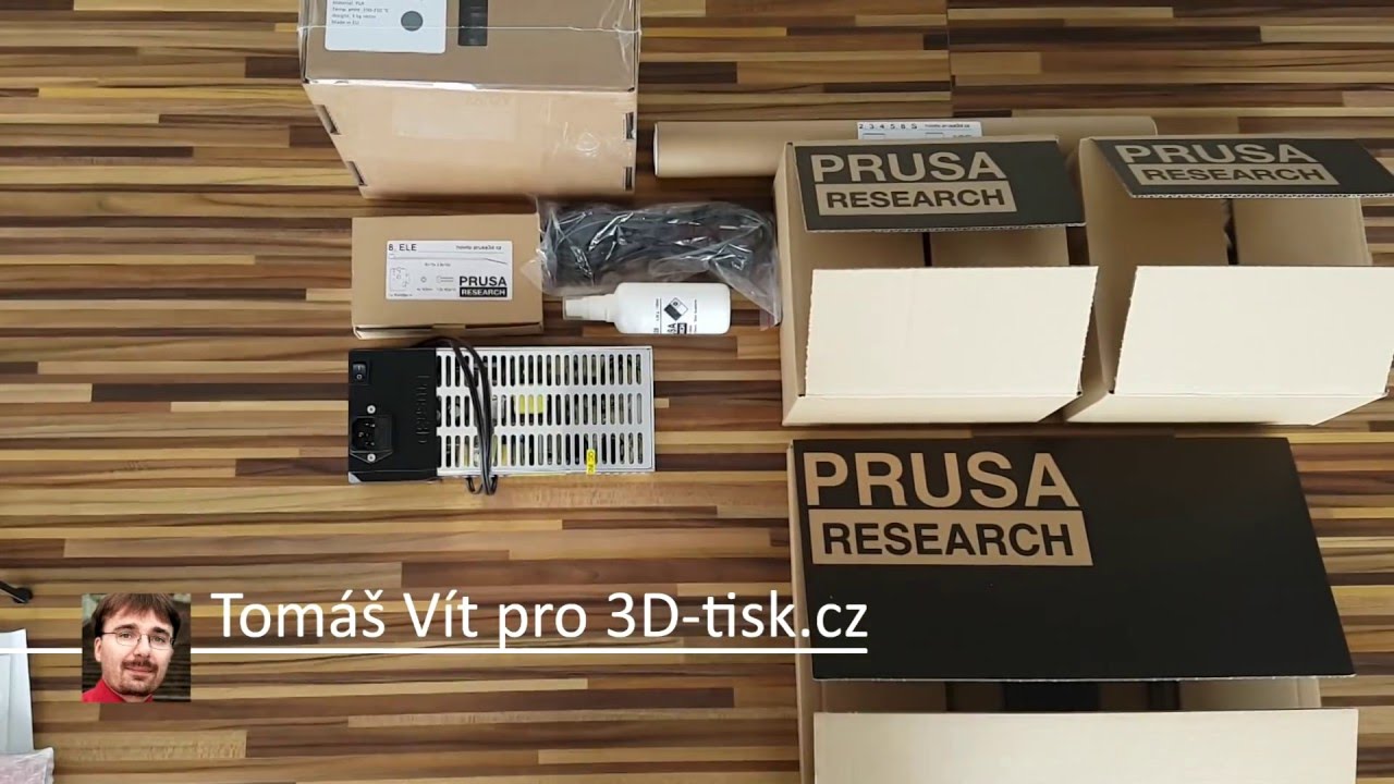 Stavíme 3D tiskárnu #1: Co obsahuje stavebnice Prusa i3 Plus