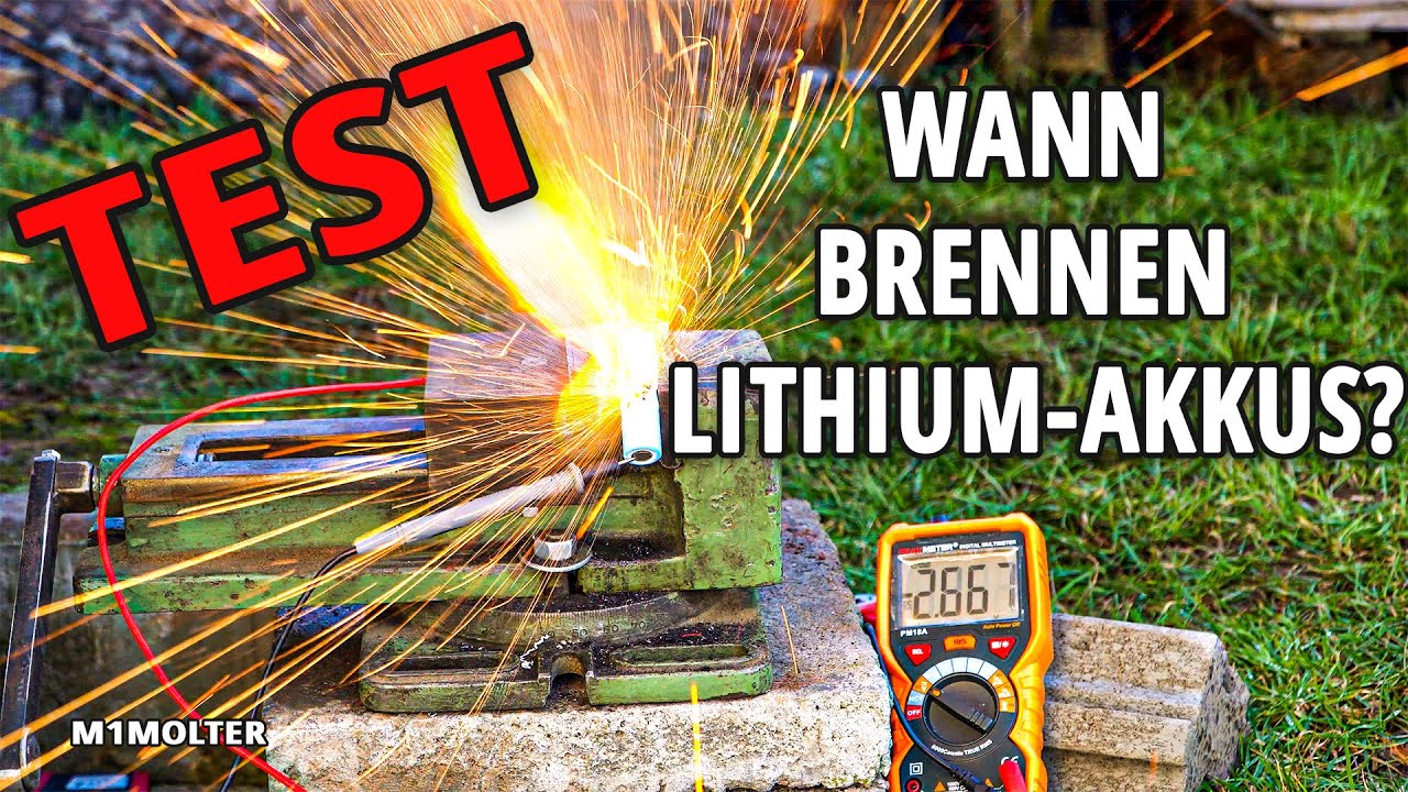 Können Lithium Eisenphosphat Akkus brennen? Test: Li-Ionen Vs Li-Poly Vs LiFePO4-Batterie WANROY