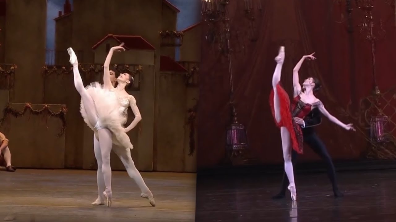 Don Quixote Pas de Deux (Split Screen): Nunez/Acosta - Smirnova/Ovcharenko