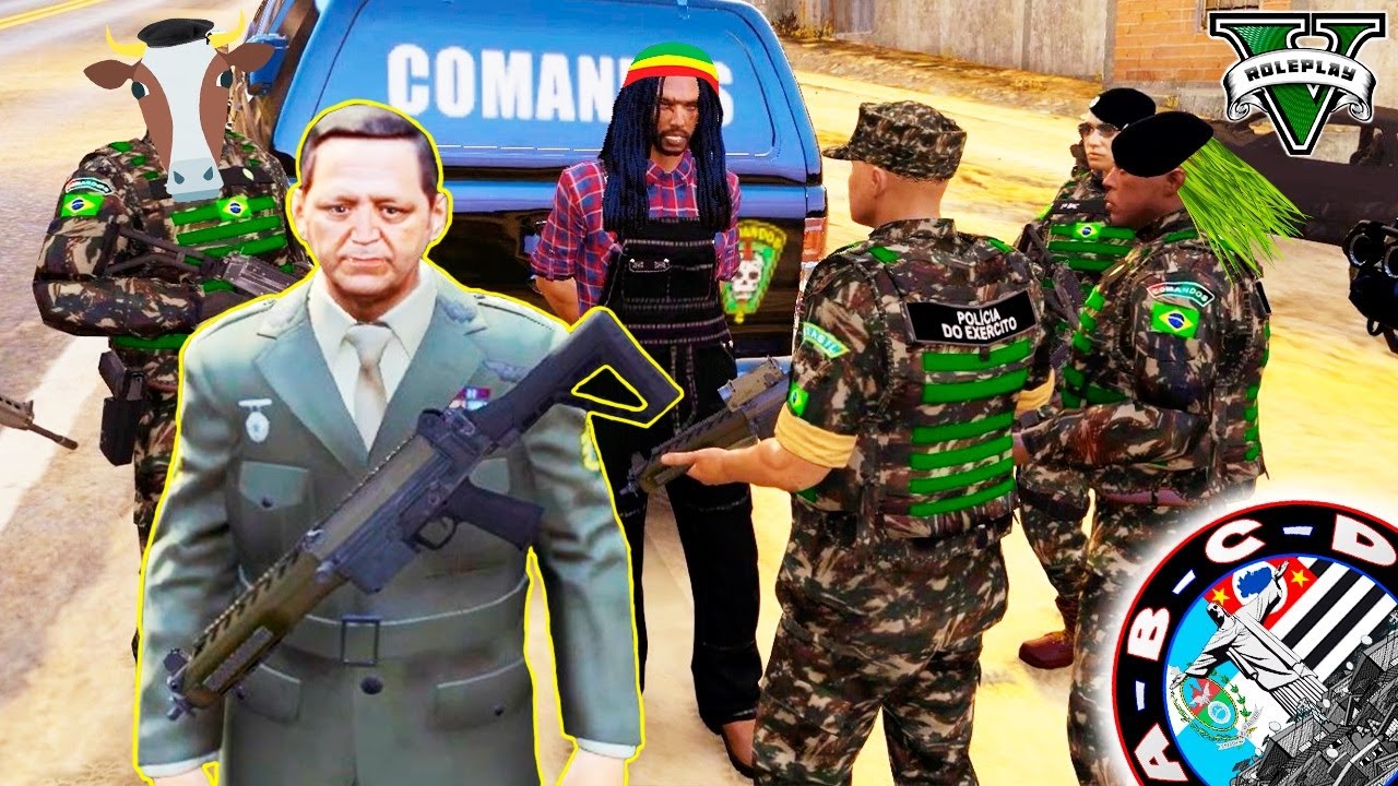 GTA V ROLEPLAY - ABCD RP - GENERAL NPC + GENERAL GADO + CAPITÃO MULA  = PRESUNTO NA MOITA !