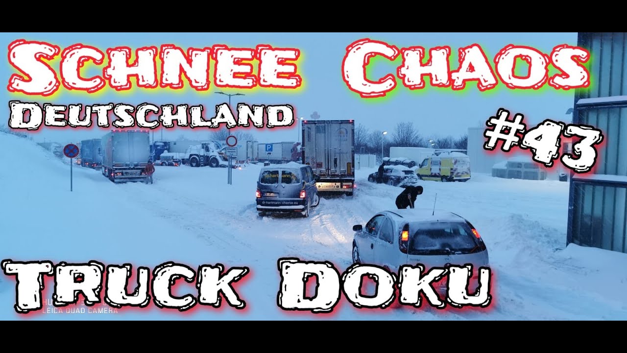 Schnee Chaos in Deutschland 2021 #43 Truck TV Truck Doku I Andy on Tour
