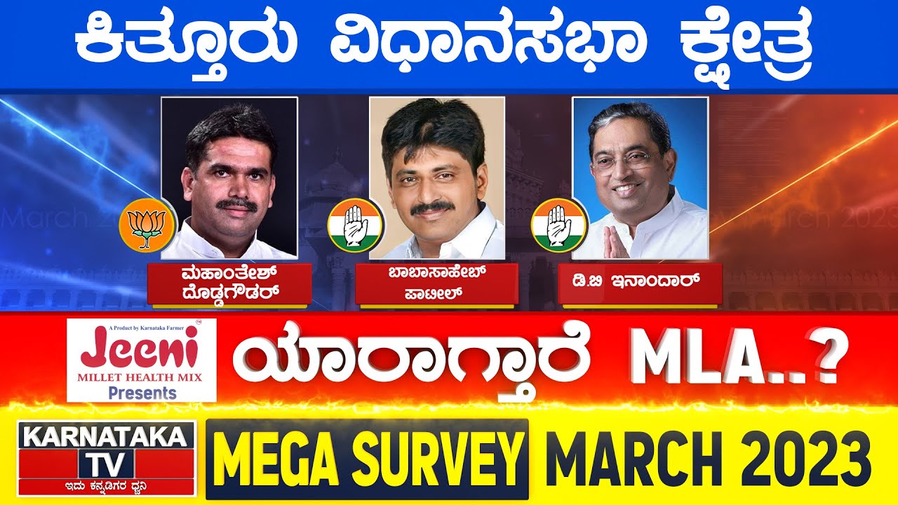 Karnataka Election Survey March 2023 | Kittur Constituency | Karnataka TV