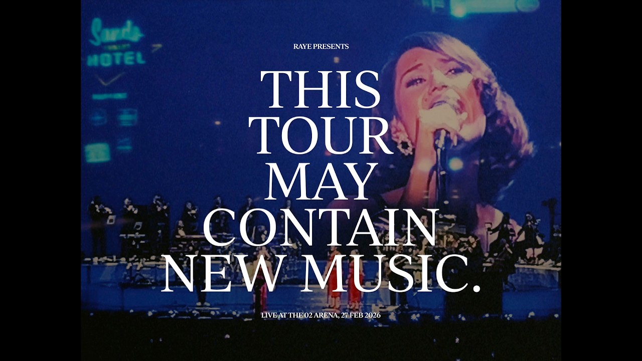 100 Concerts: RAYE – THIS TOUR MAY CONTAIN NEW MUSIC (Live at O2 Arena, London)