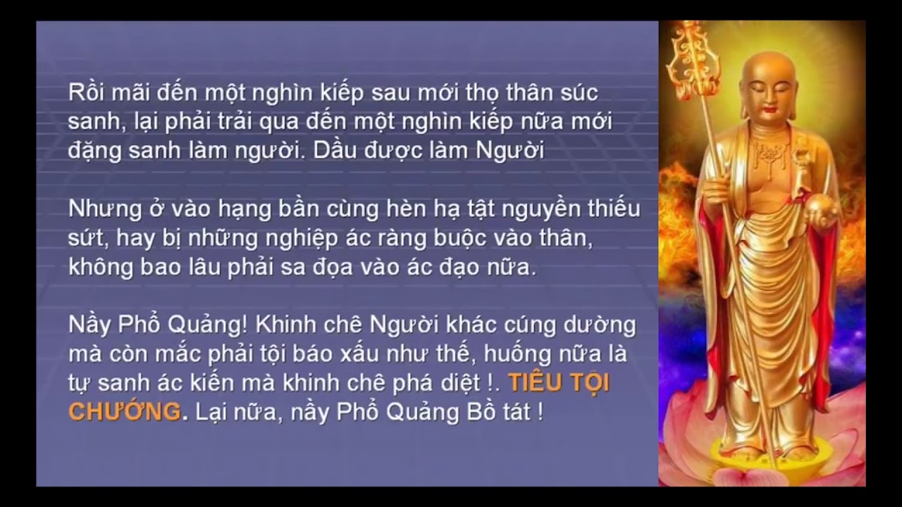 Kinh Địa Tạng Bồ T&aacute;t Bổn Nguyện c&oacute; chữ Pham thu 6