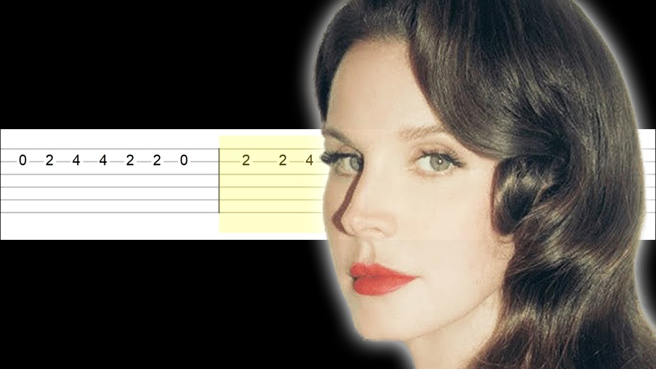 Lana Del Rey - Bluebird (Easy Guitar Tabs Tutorial)
