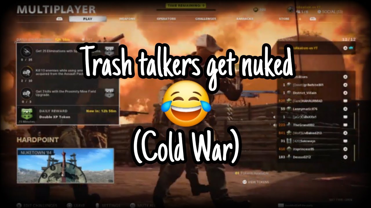 TRASH TALKERS GET NUKED 😂 - BLACK OPS COLD WAR MULTIPLAYER