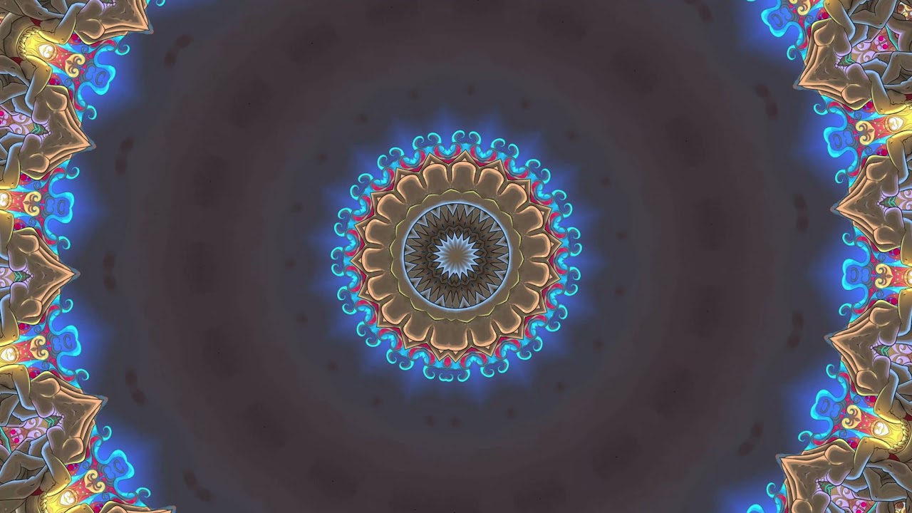 Heal Your Mind - Psychedelic Mandala Visuals w/ Calming Frequencies - Destroy Anxiety and Depression