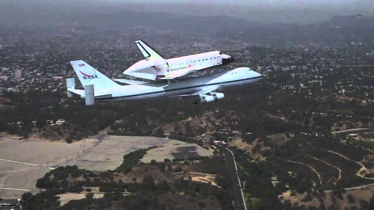 Shuttle Endeavour Aerial View