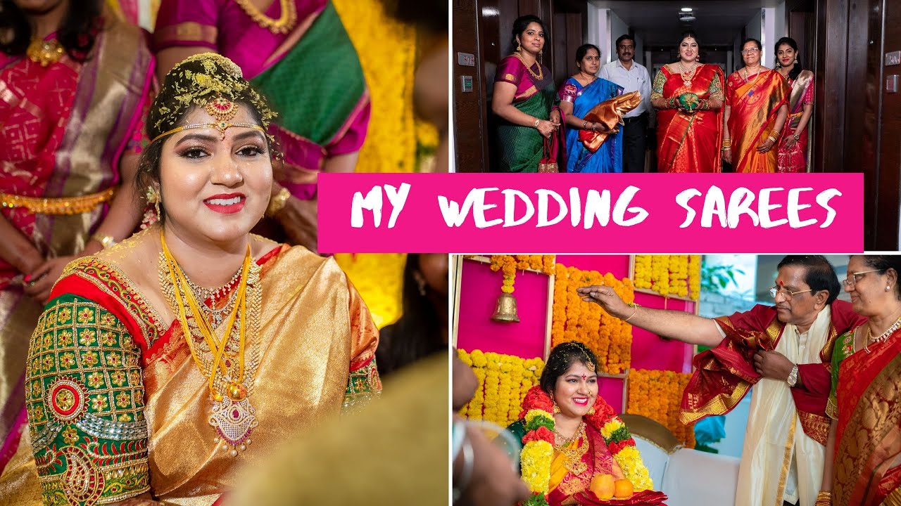 My Wedding Sarees & Blouses : Kanjeevaram , Banaras Sarees | Pellikuturu Sarees | Priyanka Boppana