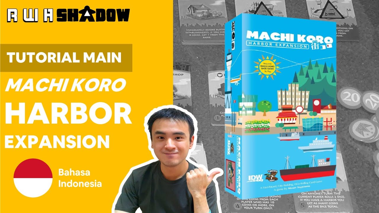 Tutorial Main Board Game - Machi Koro - Harbor Expansion