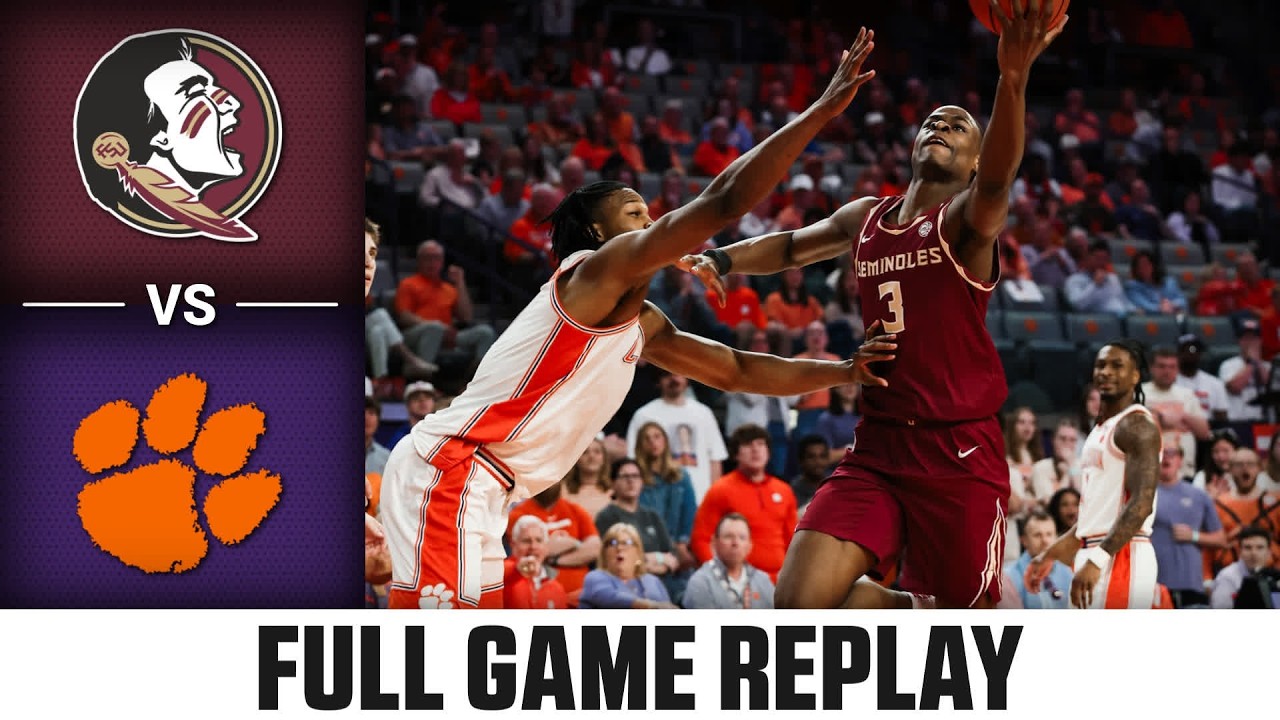 Florida State vs. Clemson Full Game Replay | 2025-26 ACC Men's Basketball