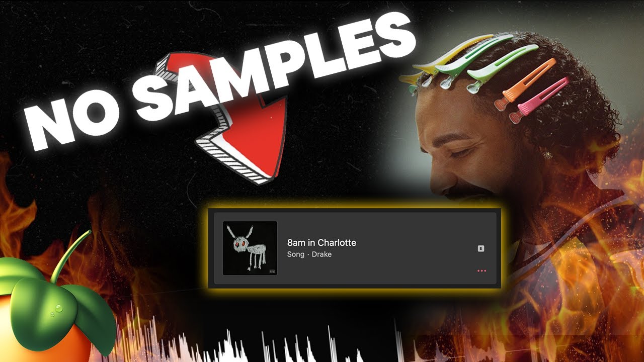 How To Make Realistic Vintage Samples for Drake (Like 8am In Charlotte) | NO SAMPLES 👀⚠️