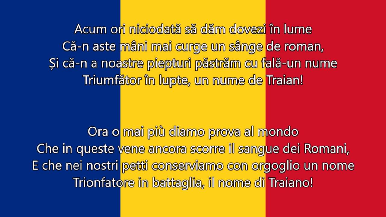 Deșteaptă-te, române - l'inno nazionale della Romania (testo)