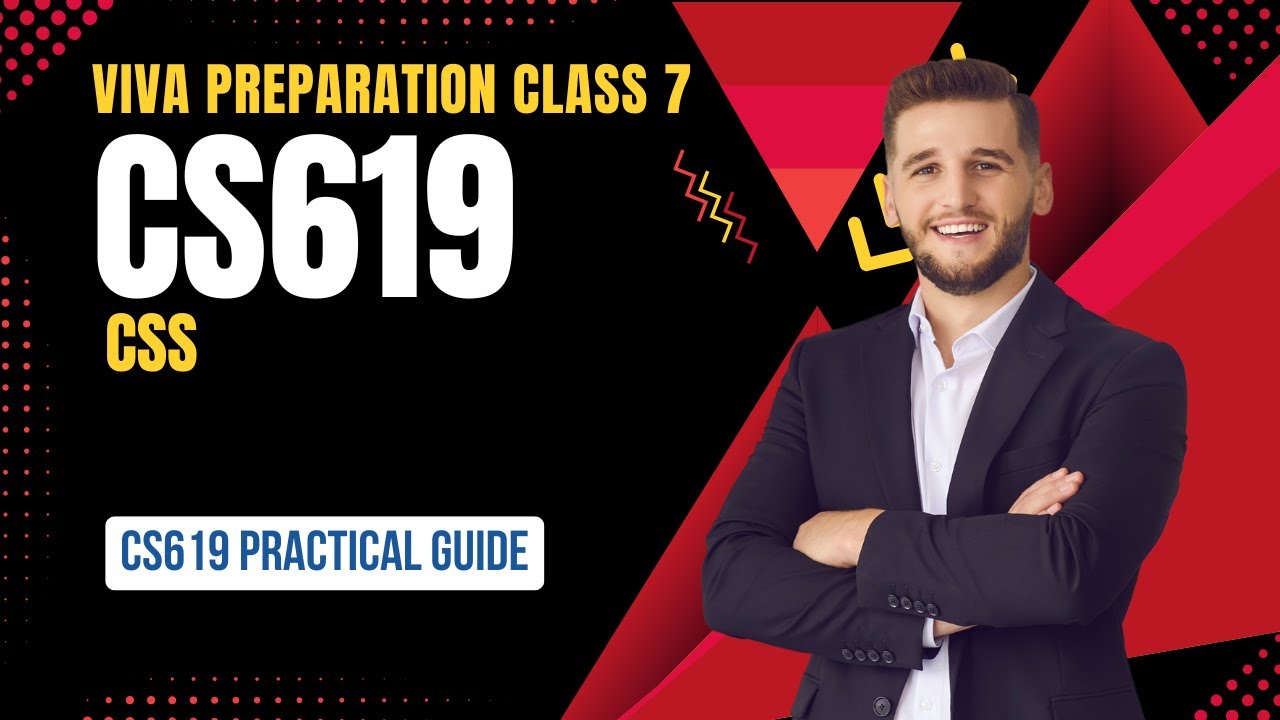 Viva Preparation Class 7 | CSS Colors & Background Styling Explained | CS619 Practical Guide