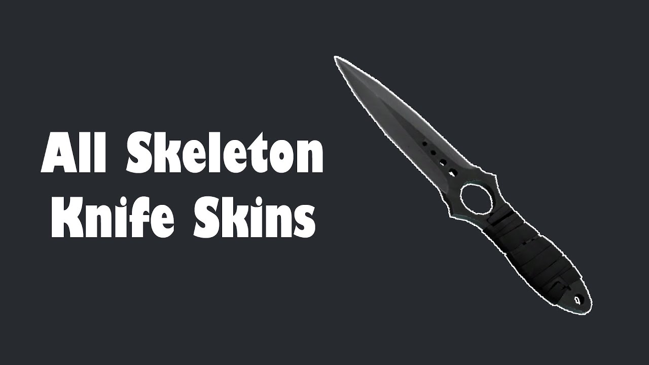 CS:GO All Skeleton Knife Skins showcase + Prices (2020)
