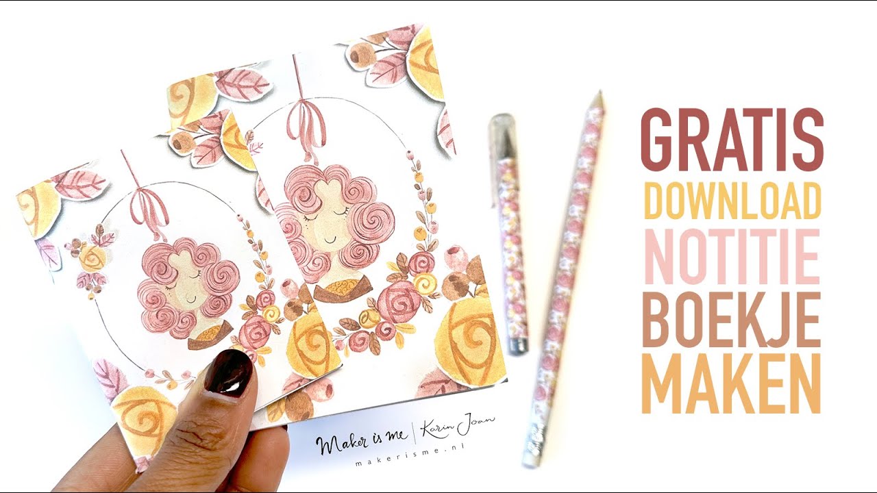 Zelf mini boekjes maken met GRATIS download FREEBIE