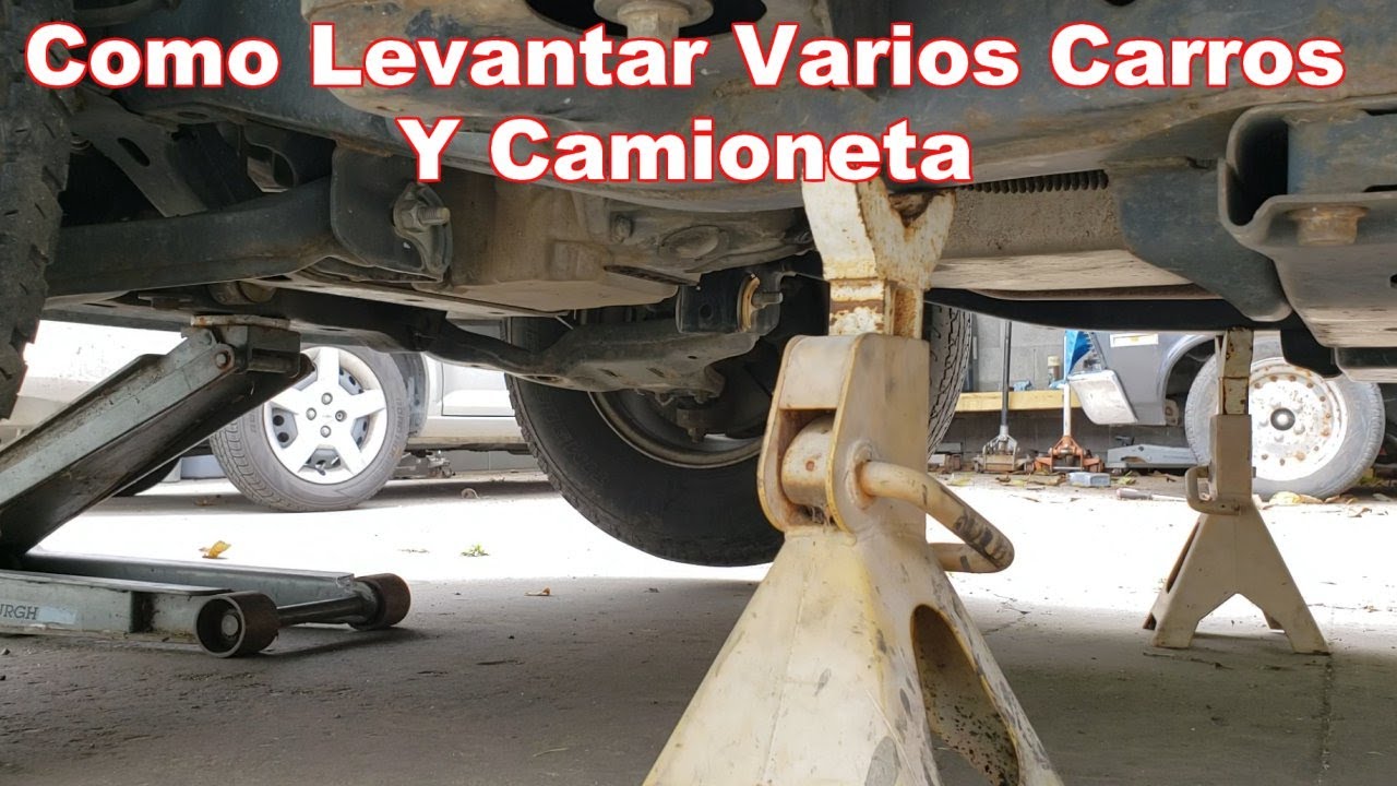 Como Levantar Un Carro o Camioneta con Gato y soportarlo - Levantar Honda, Toyota, Chevy y Subaru