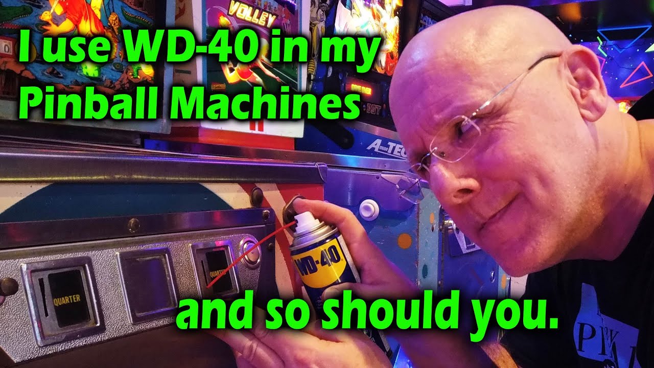 I use WD 40 in my pinball machines, and so should you.