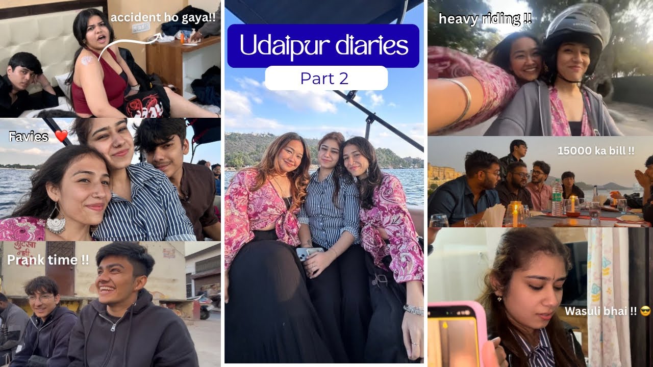 Udaipur diaries 💛 | Part 2 | Vlog | Yashika Bisht | 