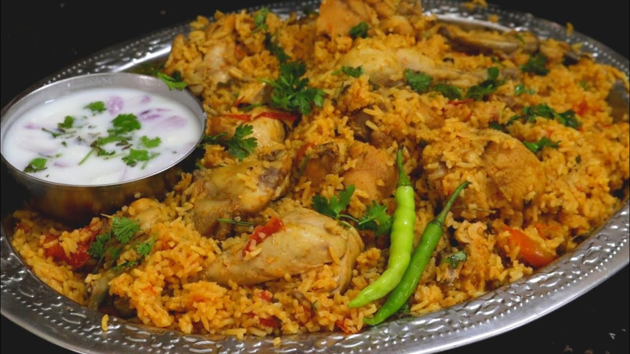Хайдарабадские тахари/Куриные тахари/Куриные тахари в мусульманском стиле/Знаменитые блюда хайдар...