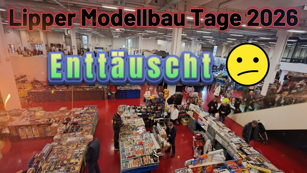 Lipper Modellbautage 2026 - Viele Aussteller fehlten, nur eine Eisenbahnanlage war zu sehen.