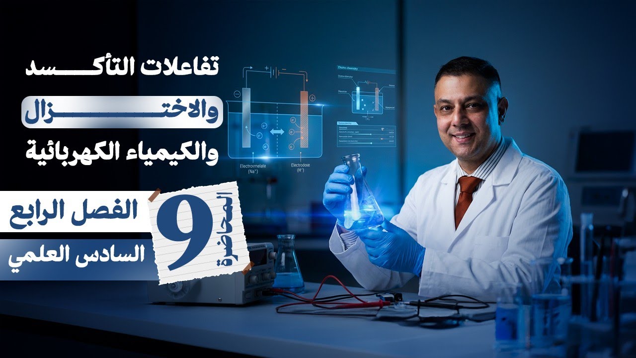 الفصل الرابع| محاضرة 9| الكيمياء الكهربائية | حساب جهد الخلية - الطريقة الأولى  | السادس العلمي|2026