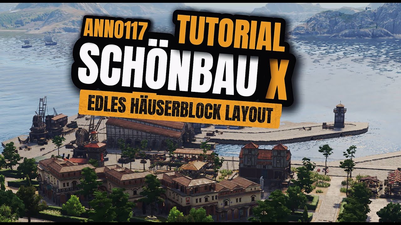 ANNO 117 Sch&ouml;nbau Tutorial: So baust du ein edles H&auml;userblock-Layout#anno117 #stadtlayout #gaming