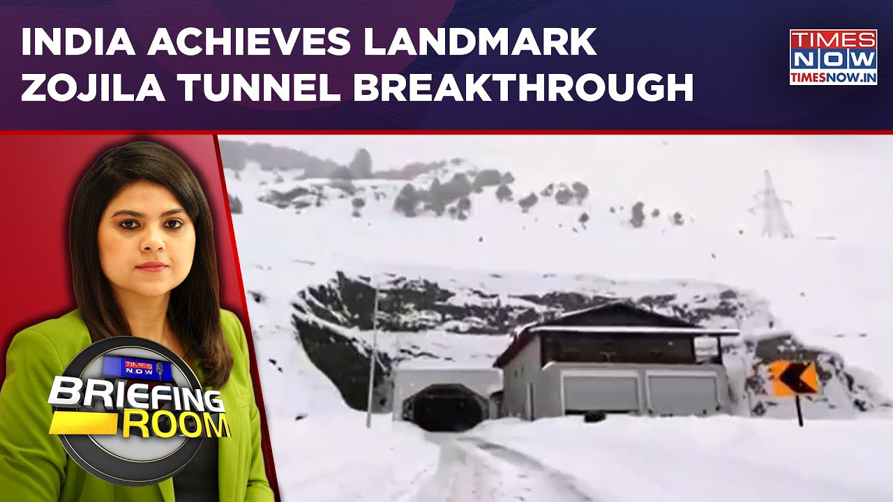 India Conquers Ladakh's Biggest Barrier As Zojila Tunnel Achieves Final Breakthrough| BRIEFING ROOM