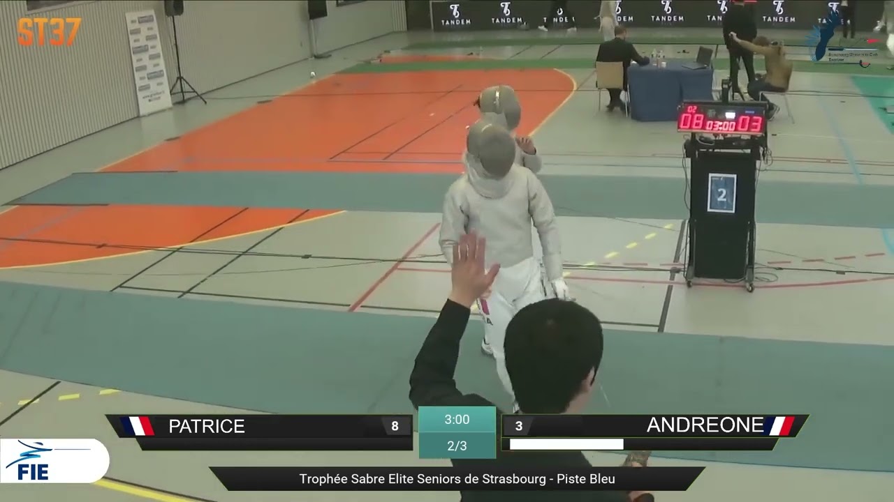 Strasbourg Open 2022 SMS - L32 - Jean-Philippe Patrice FRA v Alexandre Andreone FRA