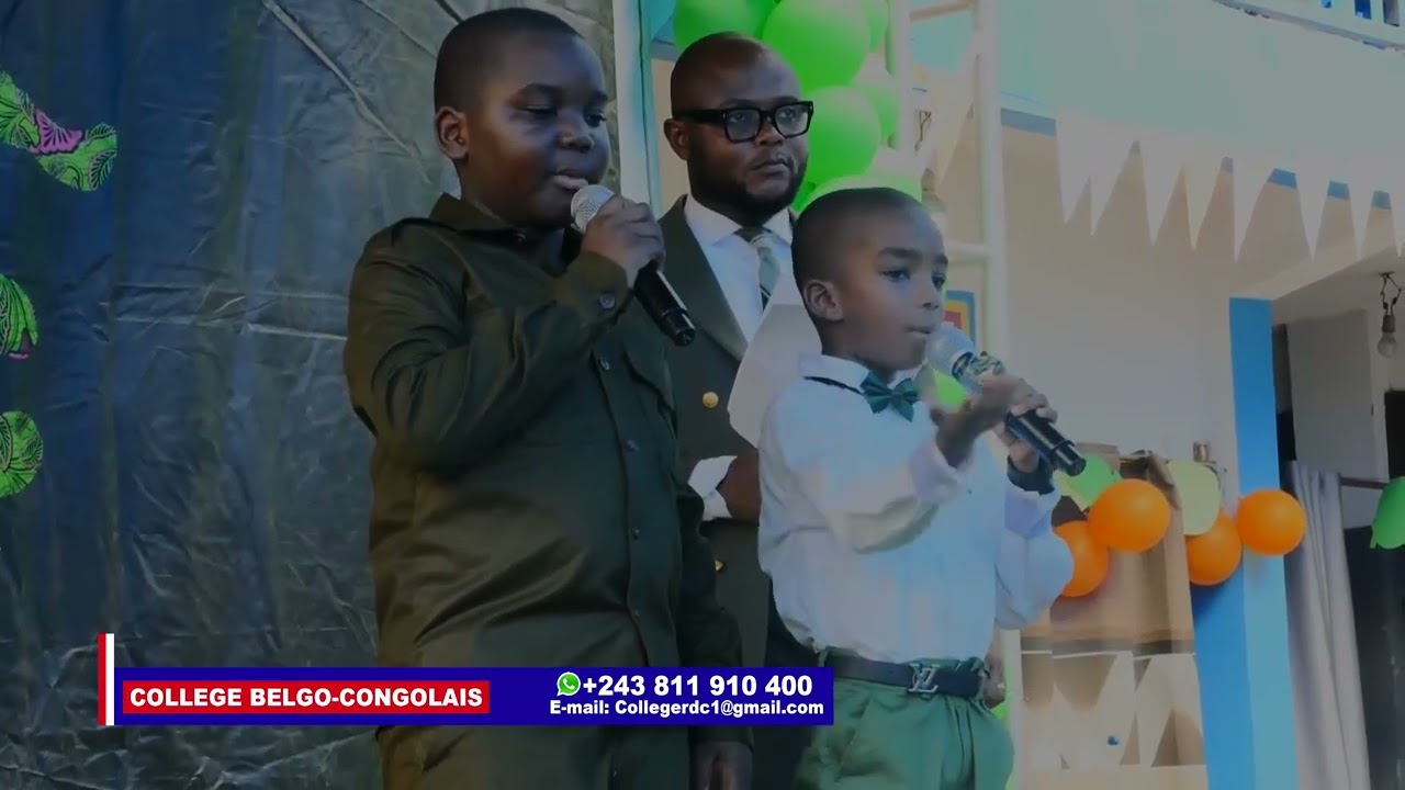 COLLEGE BELGO-CONGOLAIS JOURNEE CULTURELLE DE LA MATERNELLE PART1