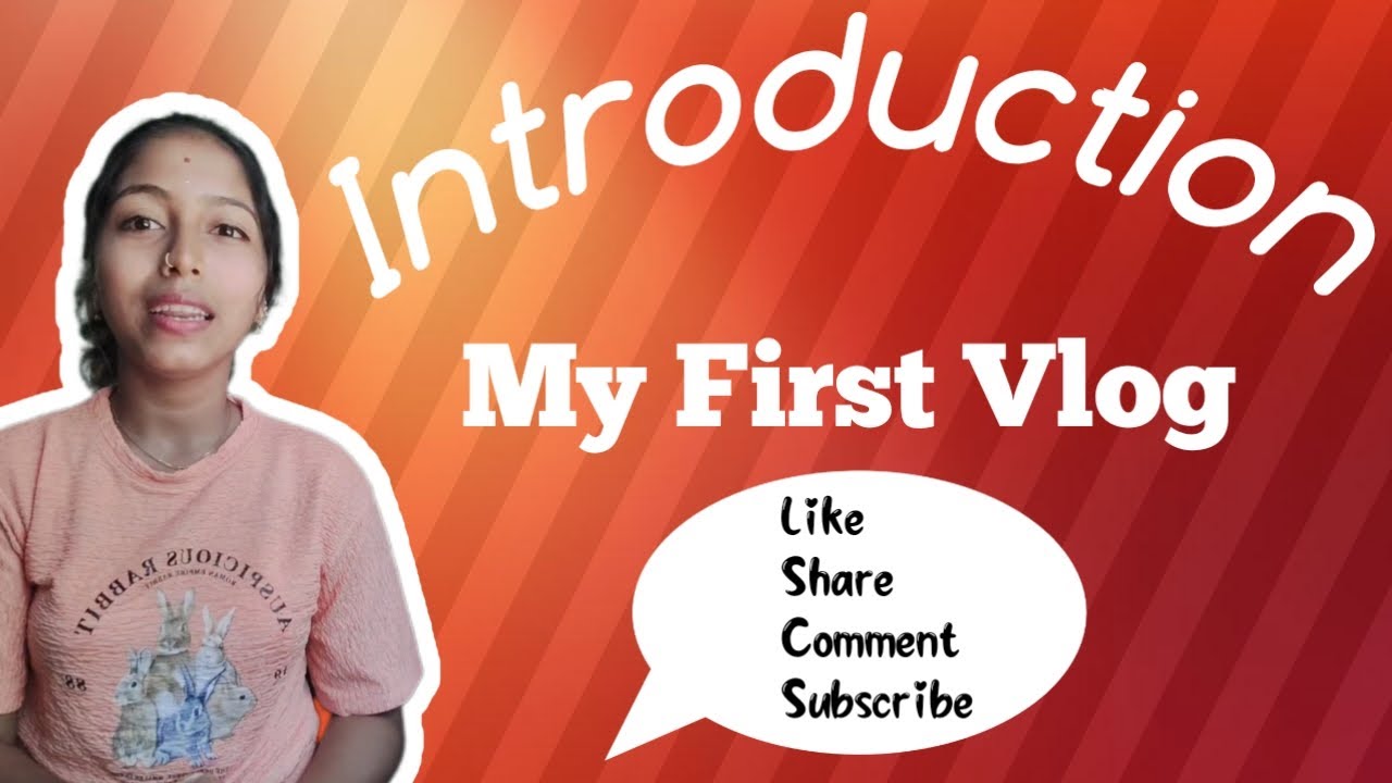 My First Vlog ⚡ Introduction to myself