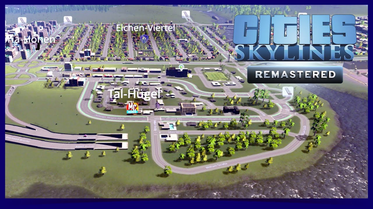 Cities Skylines Remastered: 🏡 20 - Das neue Wohnviertel gestalten - Ps5 4K Gameplay German