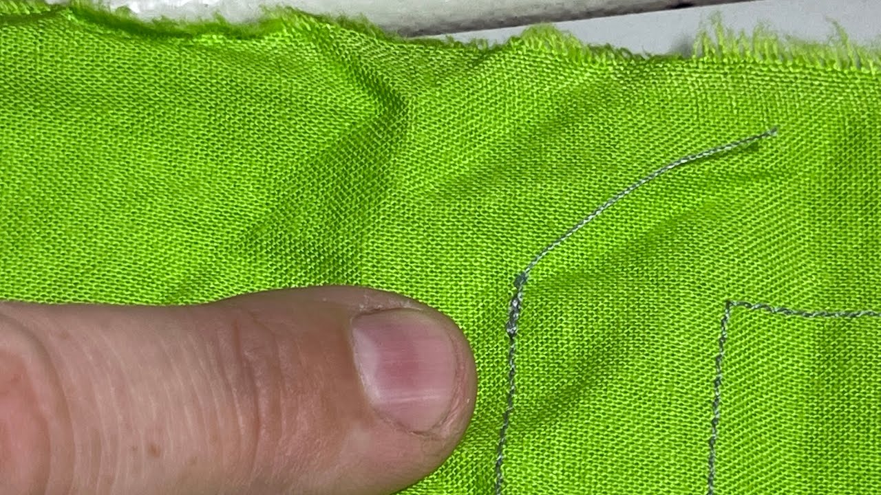 Juki DDL-8100B-7 setting the Automatic Back Tack stitch