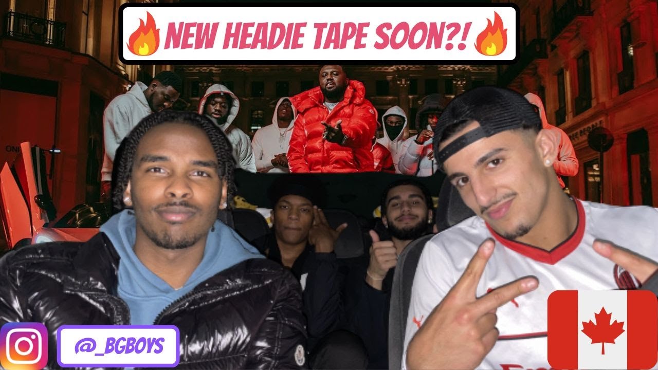 Headie One - 50's (Official Video) *CANADIAN REACTION*