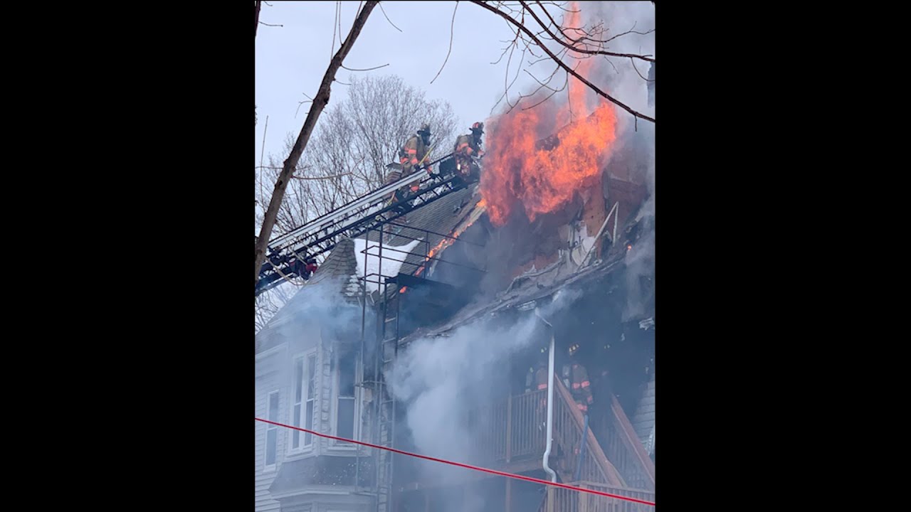 Firefighters battle 3 alarm fire in Hopkinton, Mass