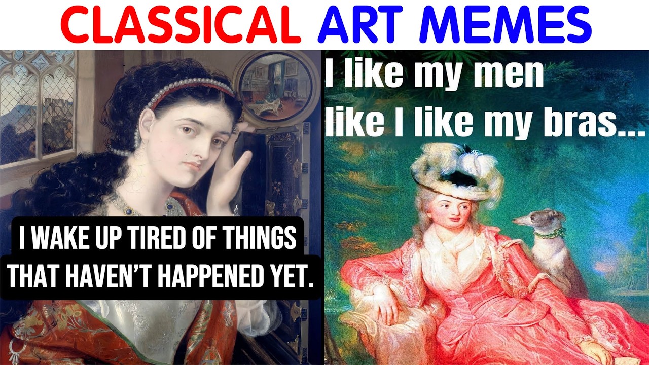 Hilarious Classical Art Memes That Deserve A Museum Of Their Own || video compilation #156