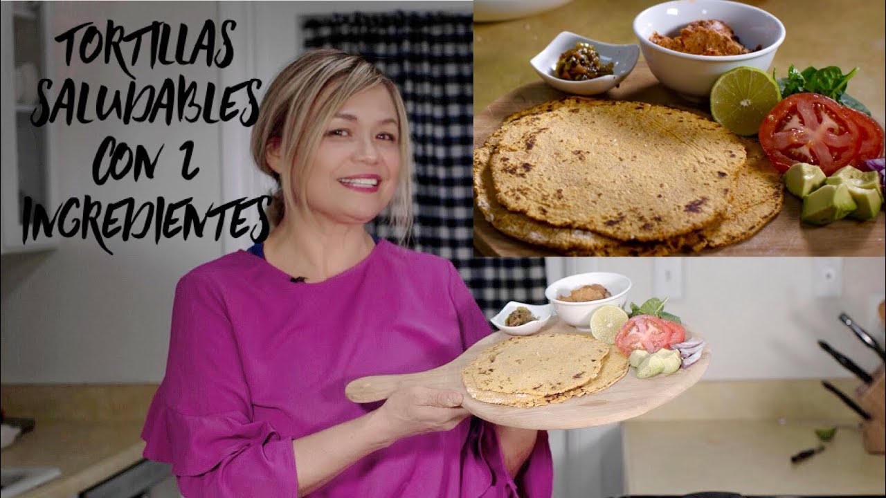 Tortillas SALUDABLES con 2 Ingredientes, buenas para diabéticos🌱