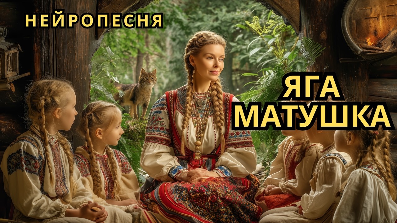 НЕЙРОПЕСНЯ 🔥ЯГА: ТАЙНА ОГНЯ 🌞 ОБРЯД ОЧИЩЕНИЯ 🎵Песня о Бабе Яге и спасёных детях | AI Music Studio