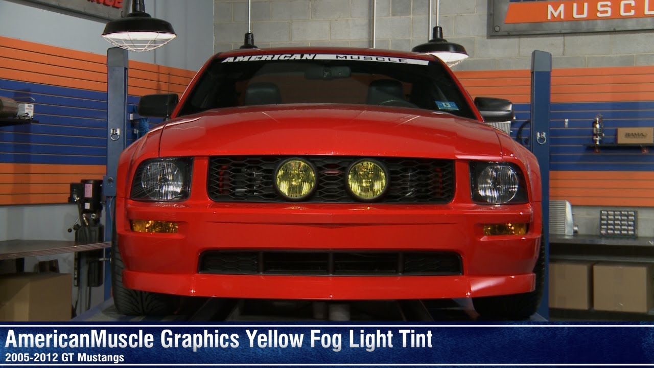 Mustang Yellow Fog Light Tint (05-12 GT) Review