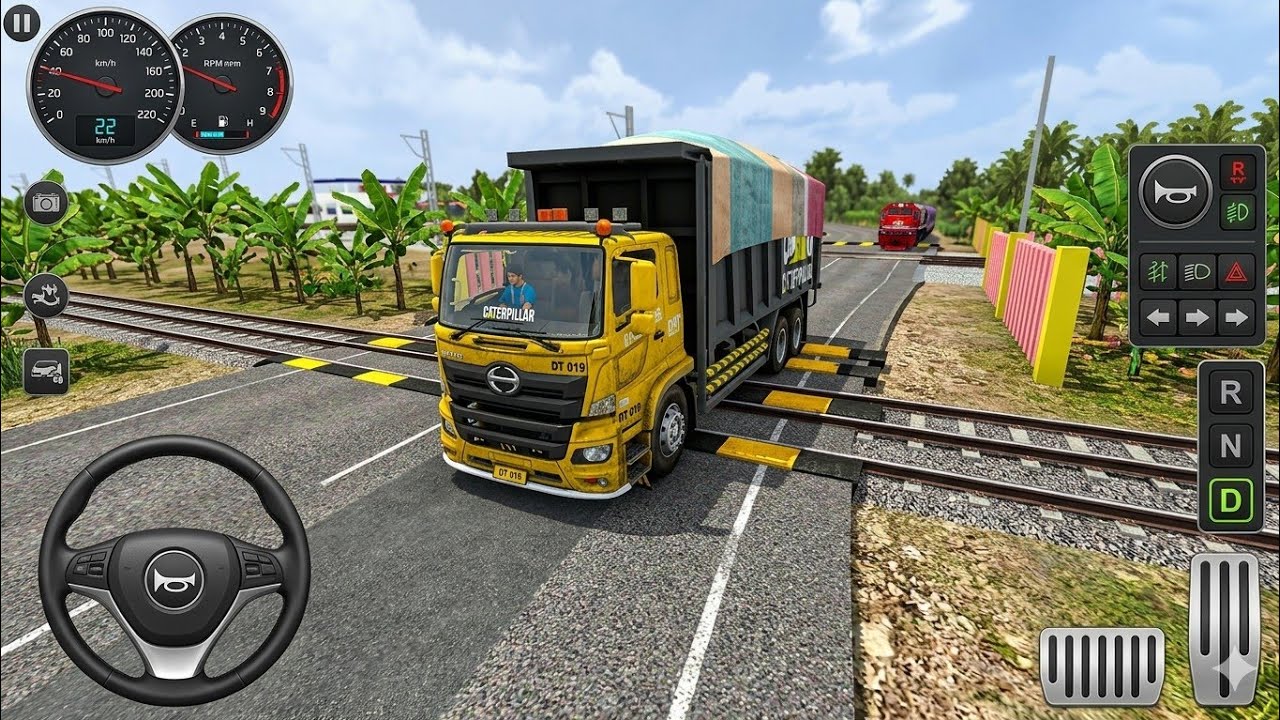 Hino Dump Truck Padman Bridge | Speed Breaker Map 😱 | BUSSID Gameplay 