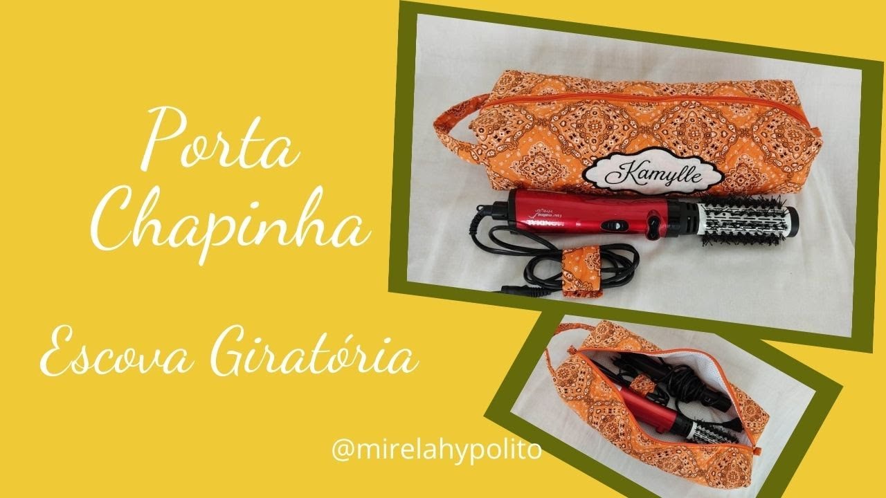Porta Chapinha/Escova Giratória