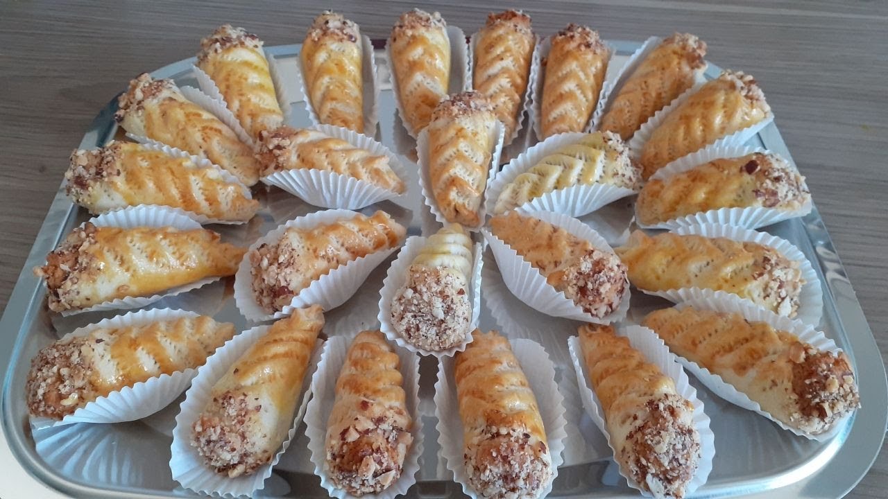 Les Cornets Aux Amandes Classique Facile et Rapide.
